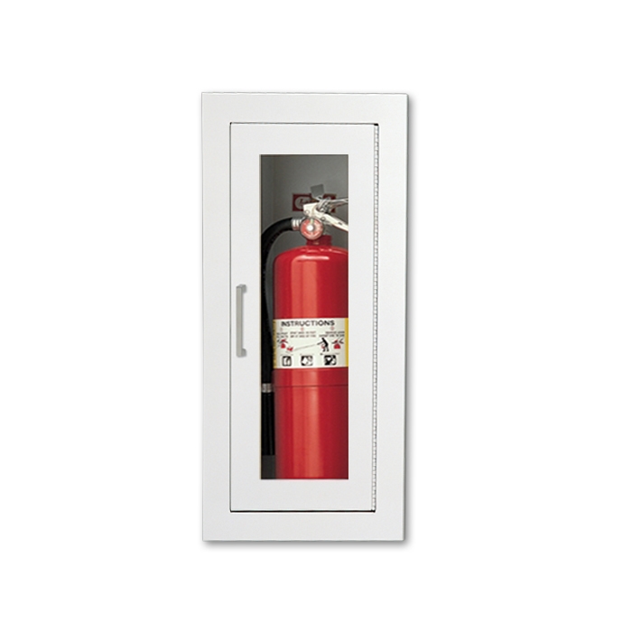 Larsen's Semi-Recessed 2 1/2 Fire Extinguisher Cabinet (MP5/MP10 ...