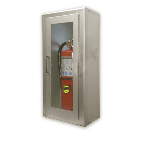 Larsen's Stainless Steel Surface Mounted Fire Extinguisher Cabinet (MP5 ...